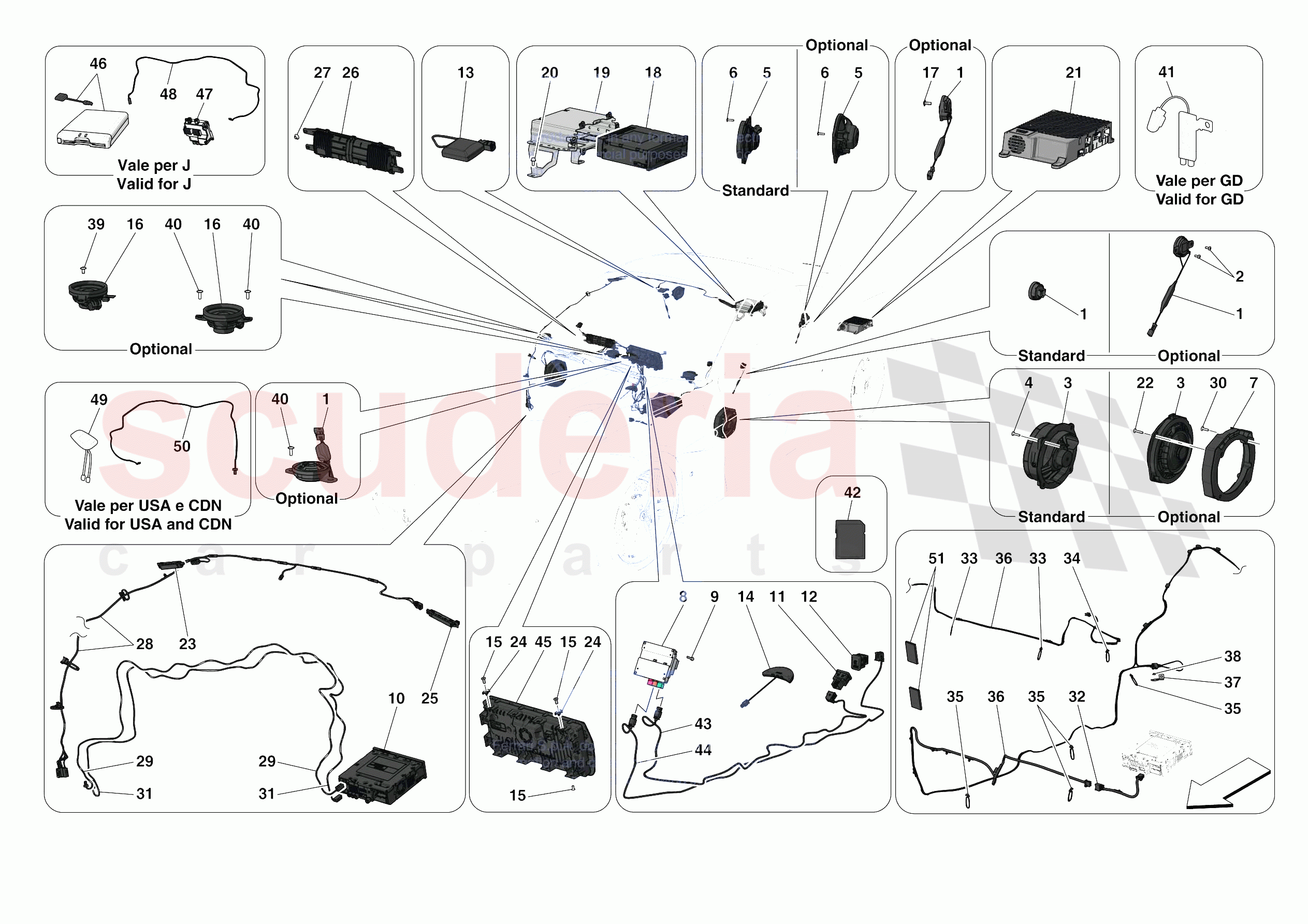 AUDIO UNIT of Ferrari Ferrari Portofino Europe RH