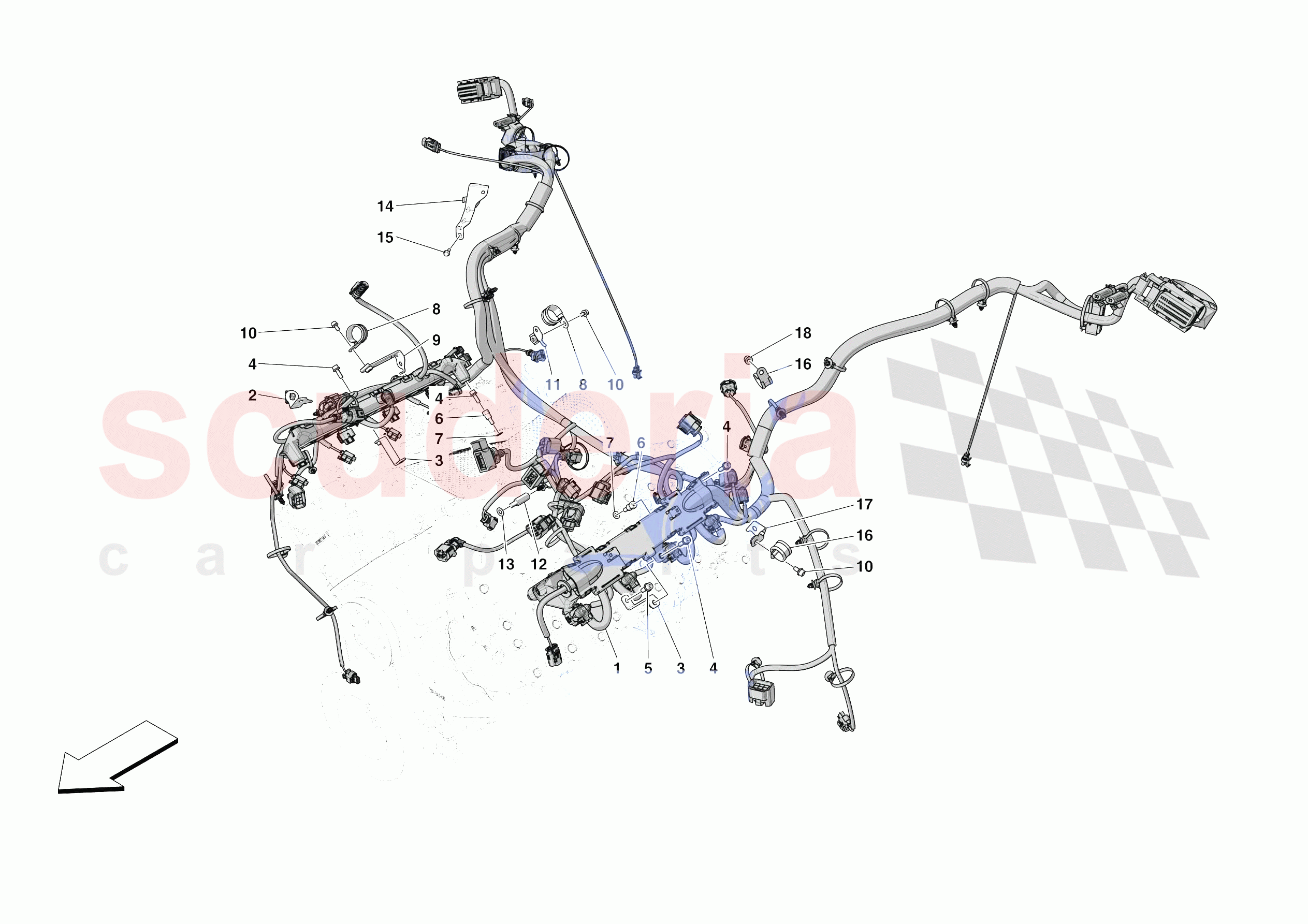 ENGINE ELECTRICAL SYSTEM of Ferrari Ferrari SF90 Spider Europe