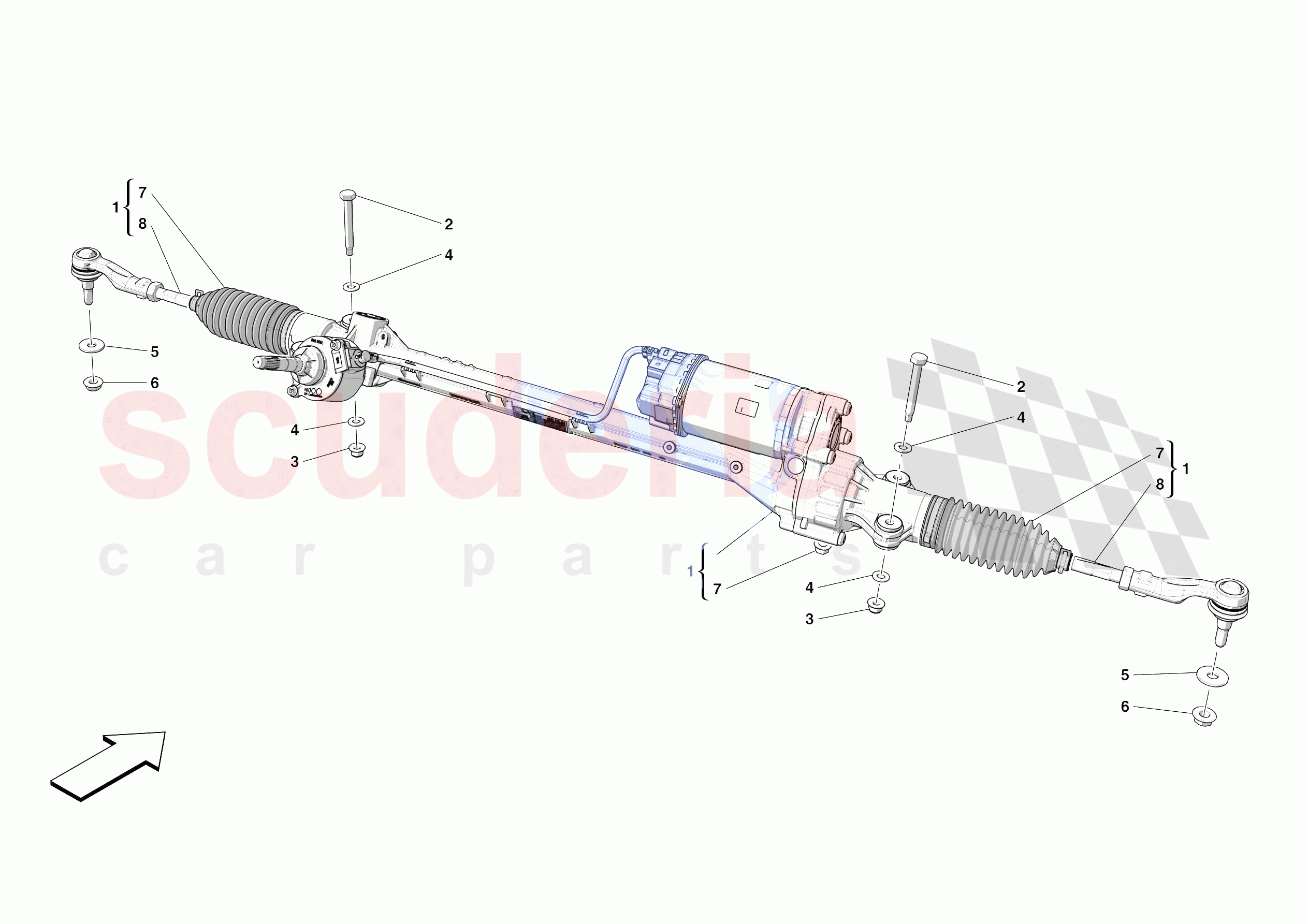 STEERING BOX of Ferrari Ferrari SF90 Spider Europe