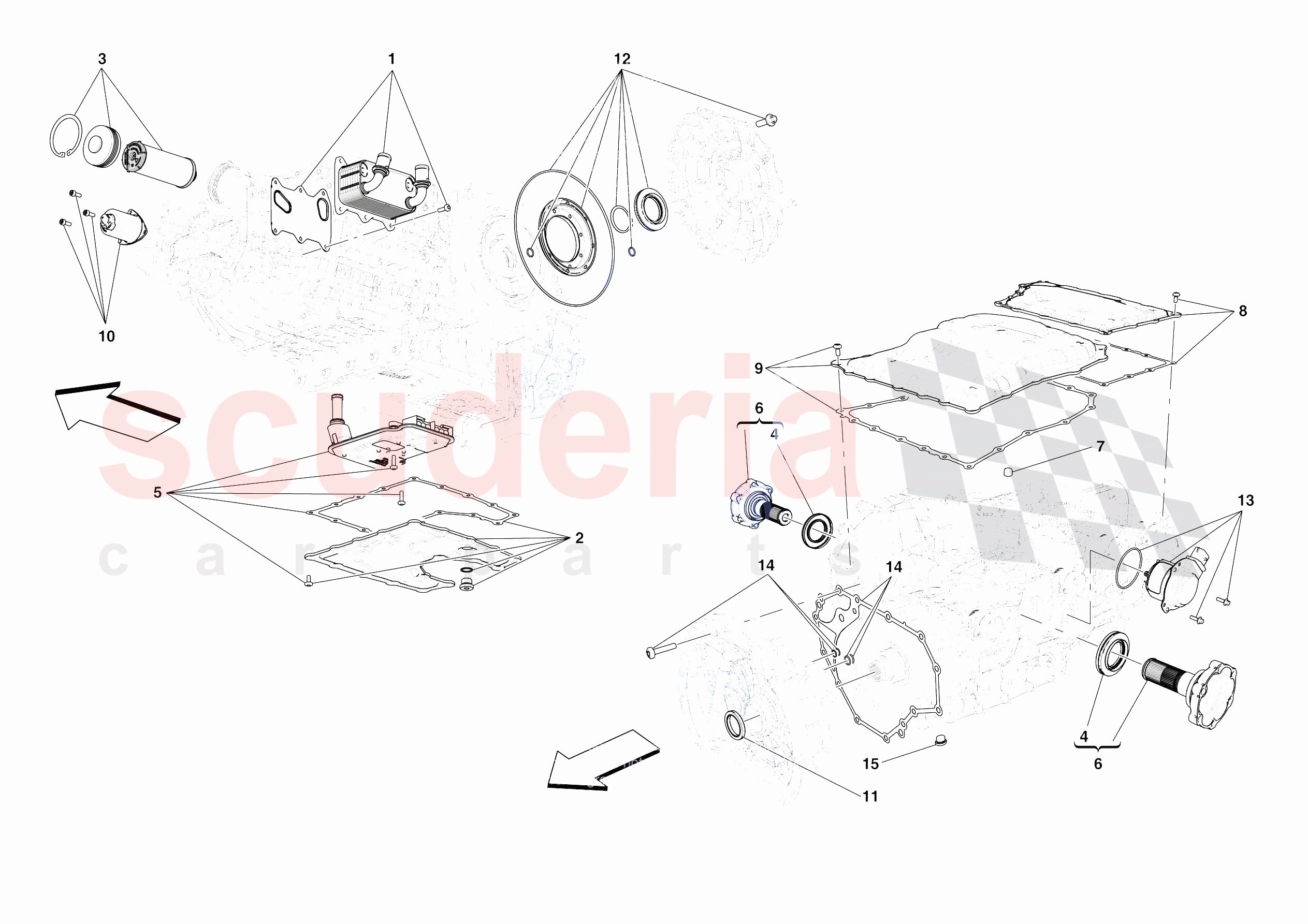 GEARBOX REPAIR KIT of Ferrari Ferrari SF90 XX Spider Europe