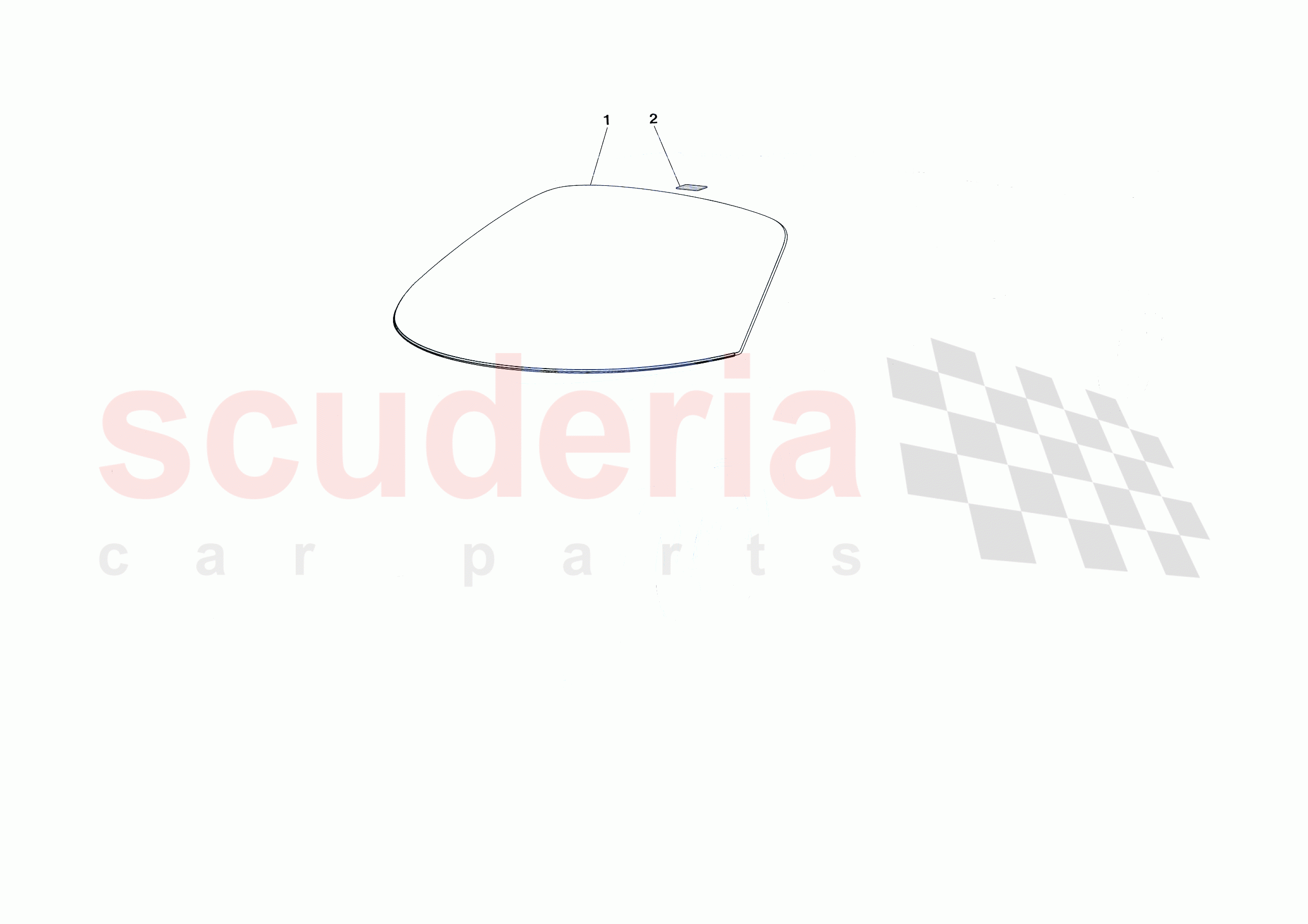 WINDSCREEN of Ferrari Ferrari SF90 XX Spider Europe RH