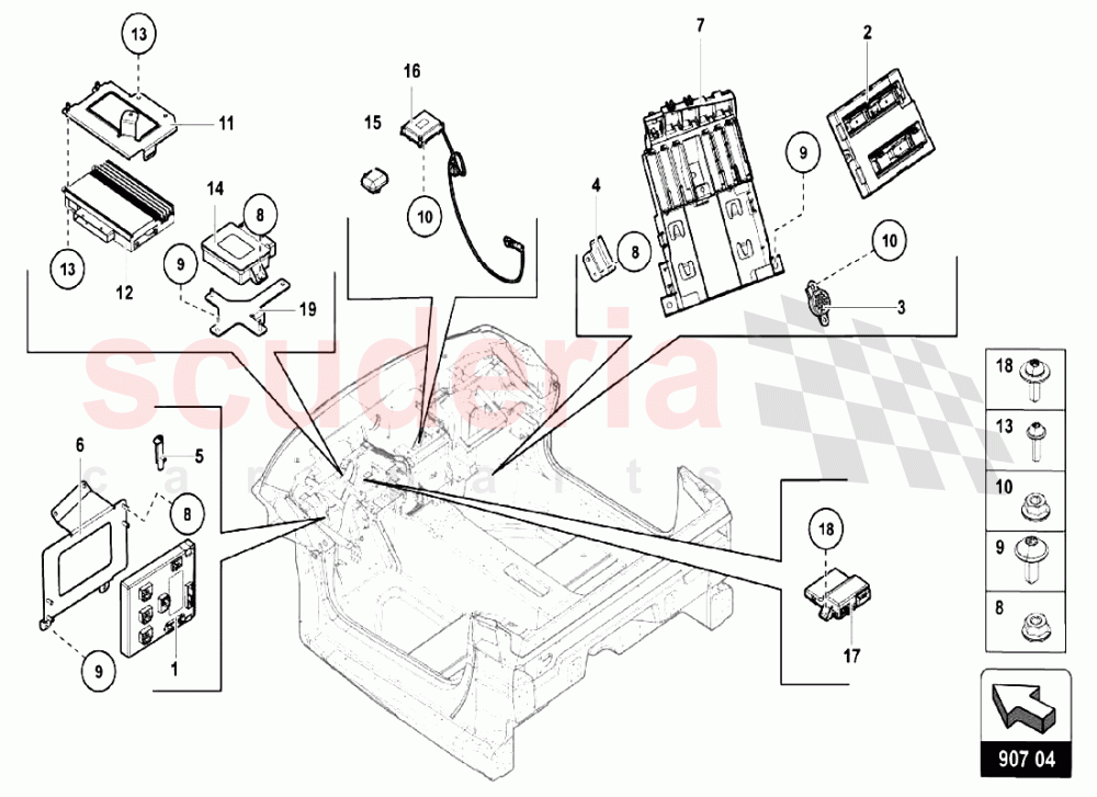 ELECTRICAL SYSTEM 3 of Lamborghini Lamborghini Aventador LP750 SV Roadster