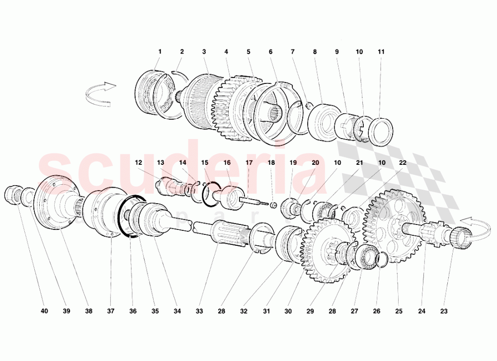 Viscous Coupling of Lamborghini Lamborghini Diablo VT (1993-1998)