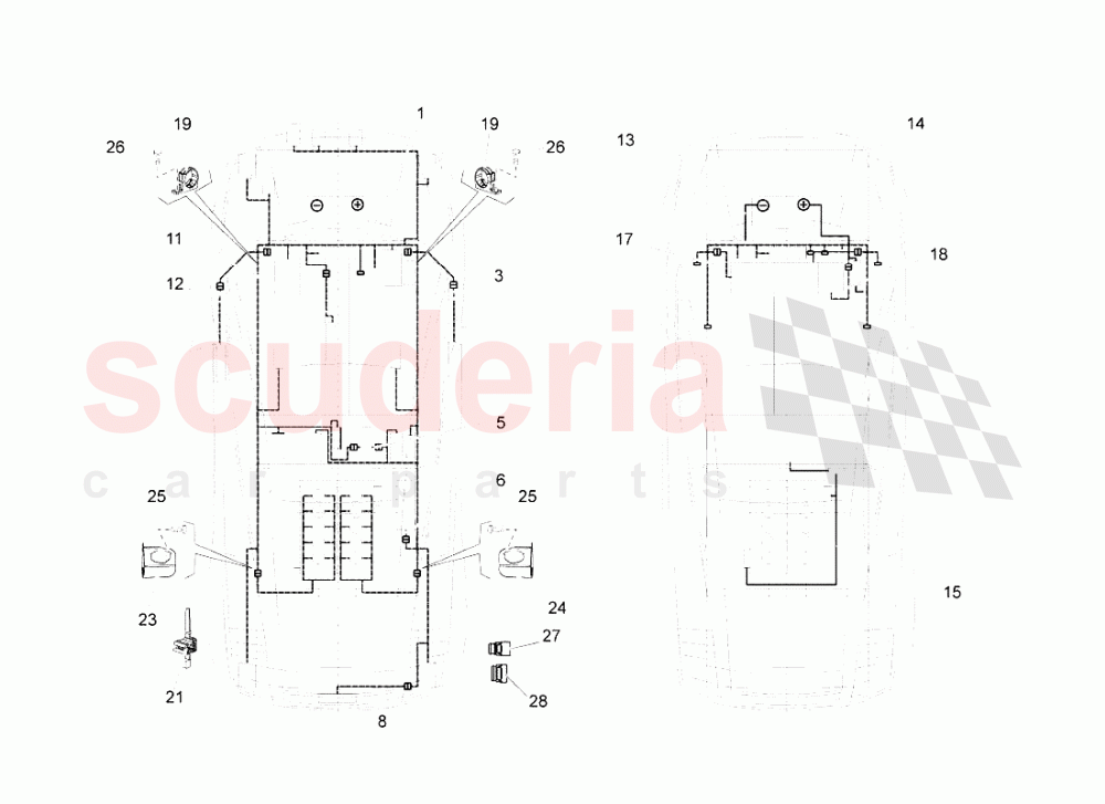 Elettrical System of Lamborghini Lamborghini Gallardo (2008)