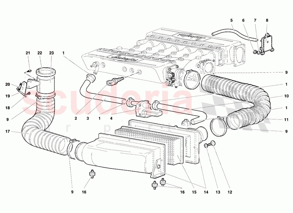 Air Filters of Lamborghini Lamborghini Diablo SV (1995-1997)