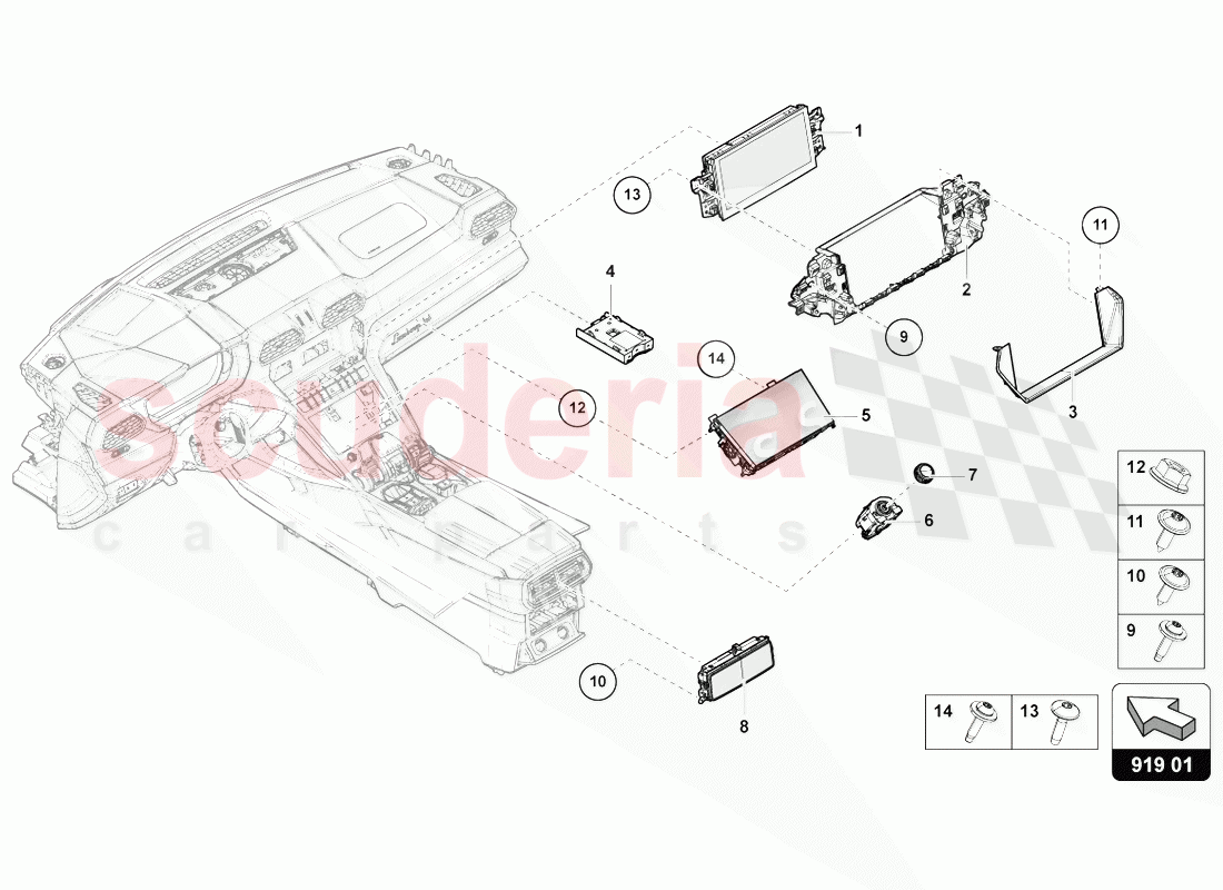 MULTIMEDIA EQUIPMENT of Lamborghini Lamborghini Urus