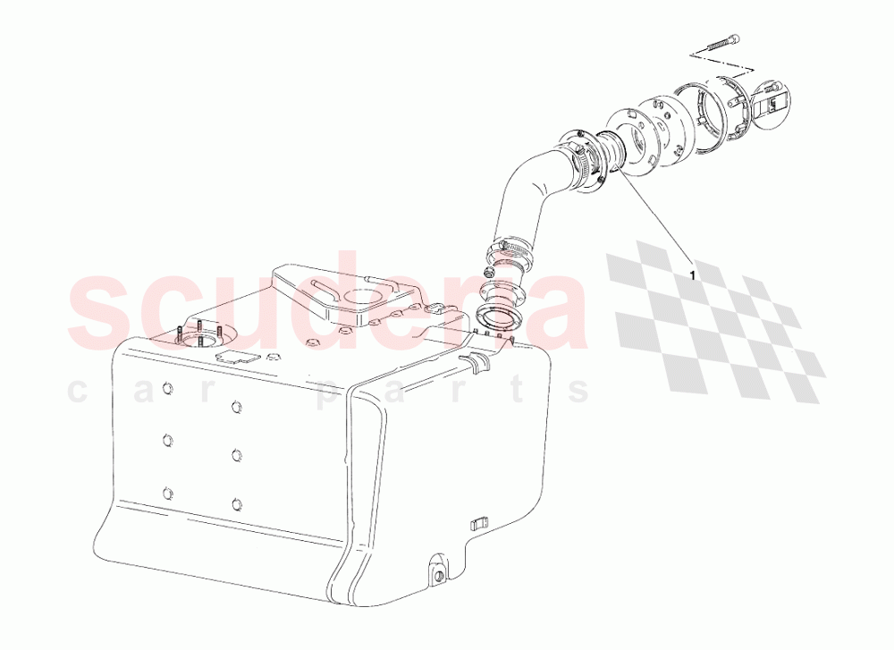 Fuel System (Valid for South Africa - R.H.D. - March 1997) of Lamborghini Lamborghini Diablo SV (1995-1997)