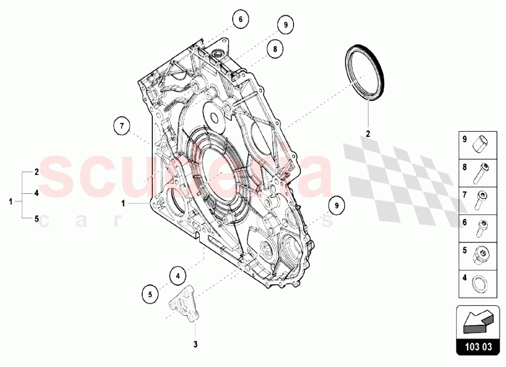 Oil Sump 2 of Lamborghini Lamborghini Huracan LP640 Performante Coupe