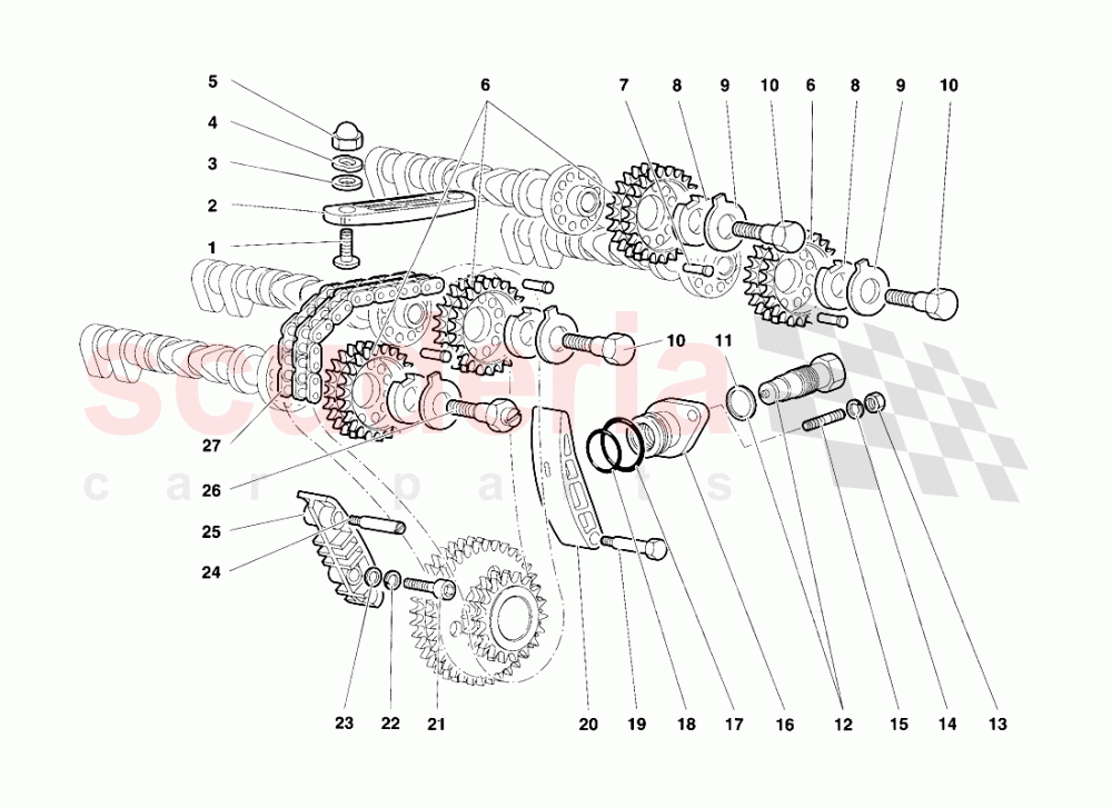 Timing System 1 of Lamborghini Lamborghini Diablo SV (1995-1997)