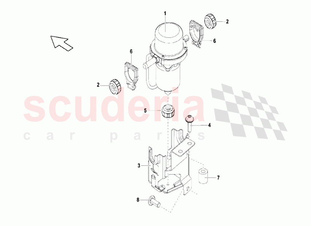 Brake System - Vacuum Pump of Lamborghini Lamborghini Gallardo LP550 Coupe