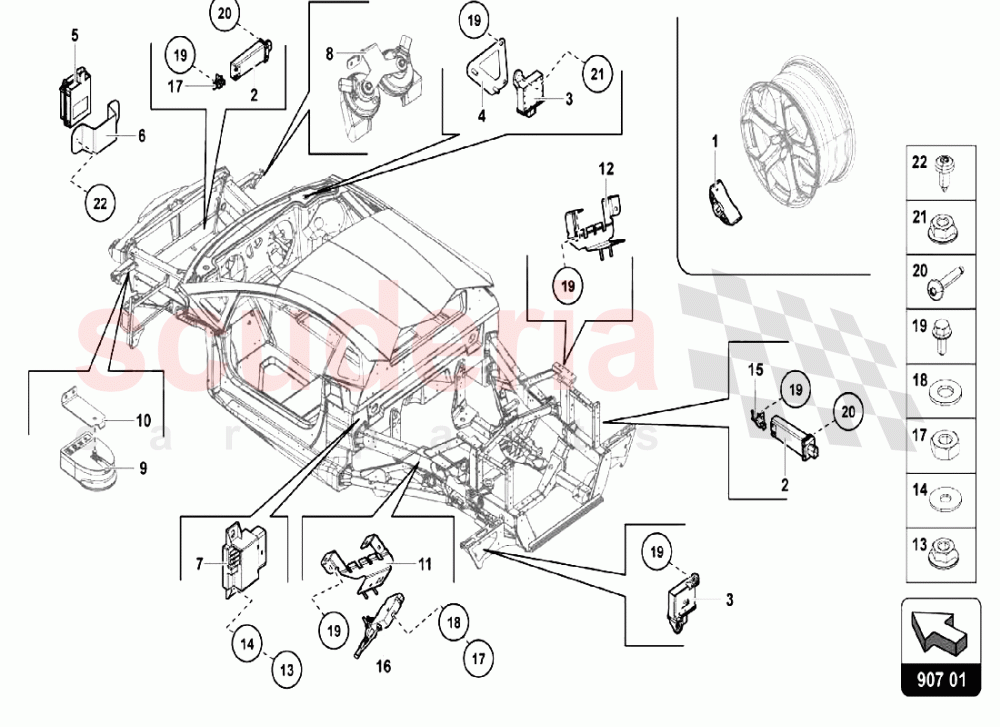 ELECTRICAL SYSTEM 1 of Lamborghini Lamborghini Aventador LP750 SV Roadster