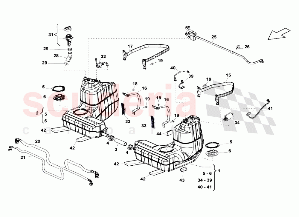 Tanks And Implantations of Lamborghini Lamborghini Gallardo LP570 4 SL