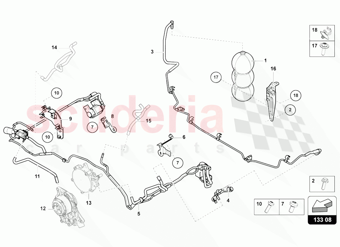 VACUUM SYSTEM of Lamborghini Lamborghini Urus