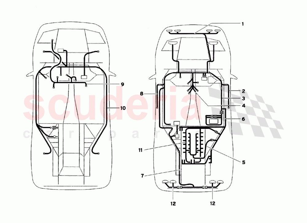 Electrical System 1 of Lamborghini Lamborghini Diablo GT (1999-2000)