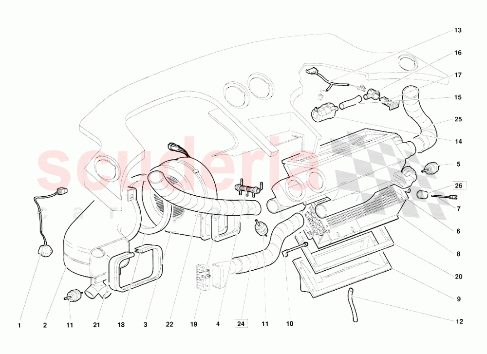 Climate Control (Valid for June 1992 Version) 3 of Lamborghini Lamborghini Diablo (1990-1998)