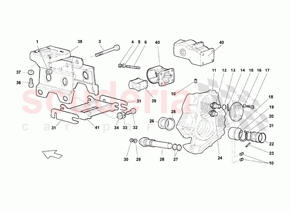 Gearbox Oil Pump of Lamborghini Lamborghini Murcielago LP670