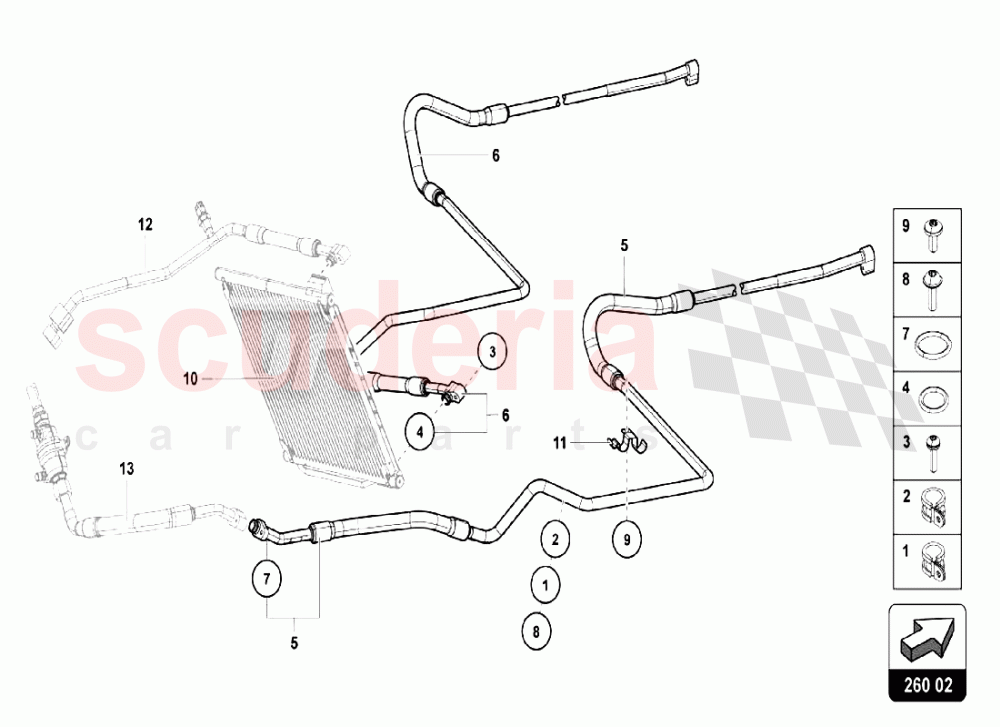 AIR CONDITIONING SYSTEM 2 of Lamborghini Lamborghini Aventador LP750 SV Coupe