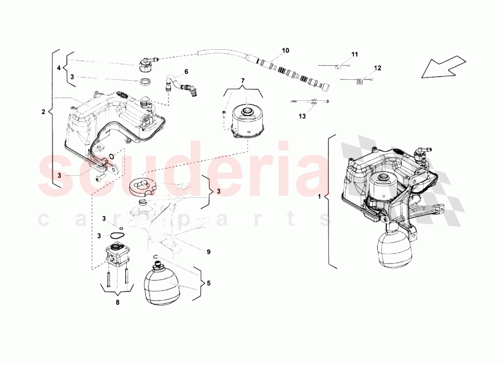 E-Gear Valves Group 2 of Lamborghini Lamborghini Gallardo LP570 4 SL