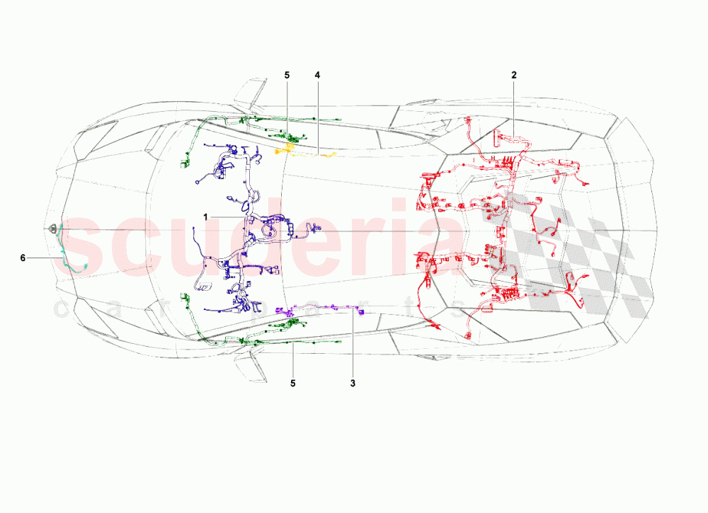 Electrical System 6 of Lamborghini Lamborghini Aventador LP700 Coupe