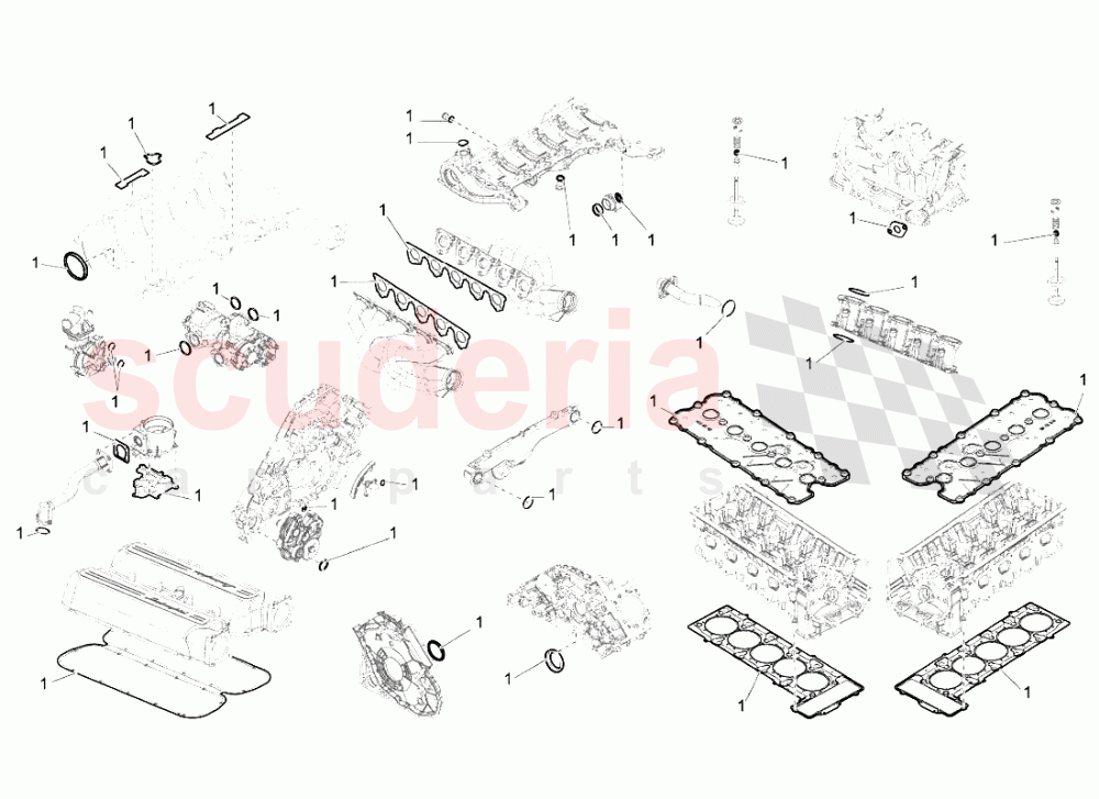 Gasket Kit of Lamborghini Lamborghini Gallardo (2008)