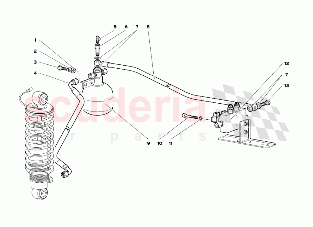 Liftyng System (Valid for Vehicles With Lifting System) of Lamborghini Lamborghini Diablo SV (1999)