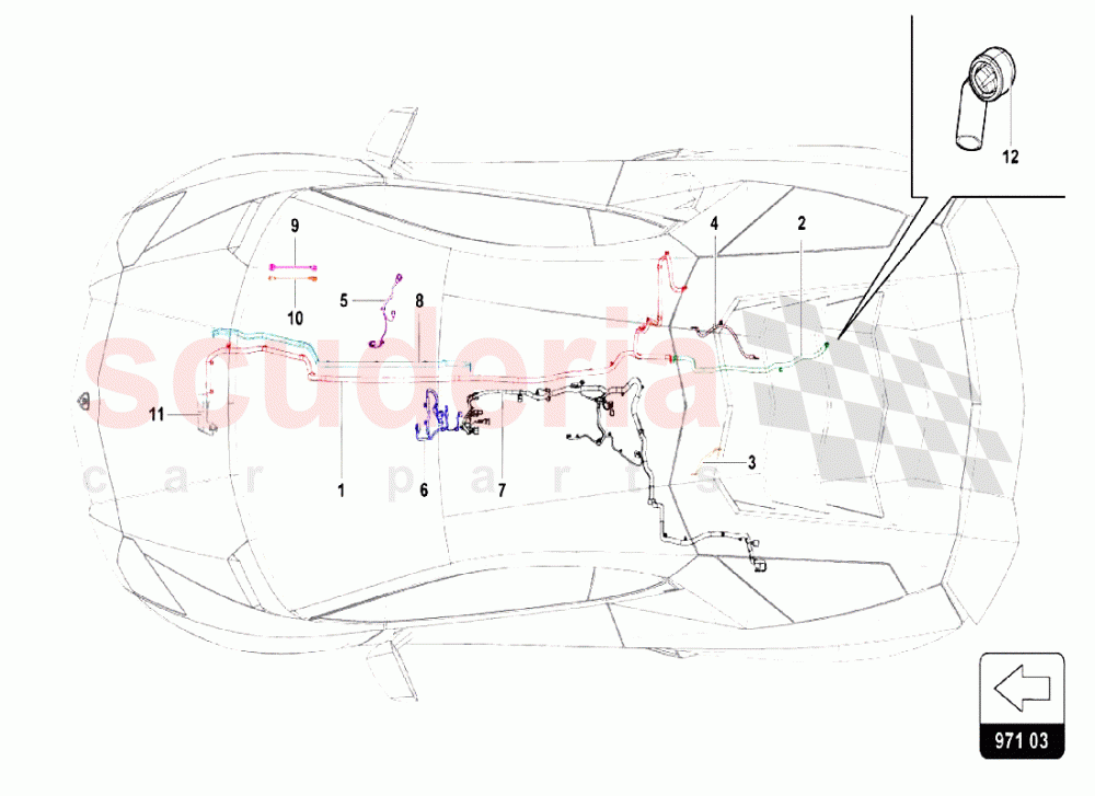 ELECTRICAL SYSTEM 8 of Lamborghini Lamborghini Aventador LP750 SV Coupe