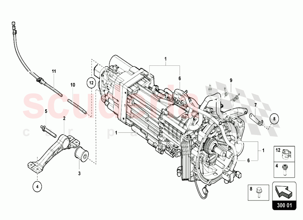 E-GEAR SENSORS of Lamborghini Lamborghini Aventador LP720 Coupe