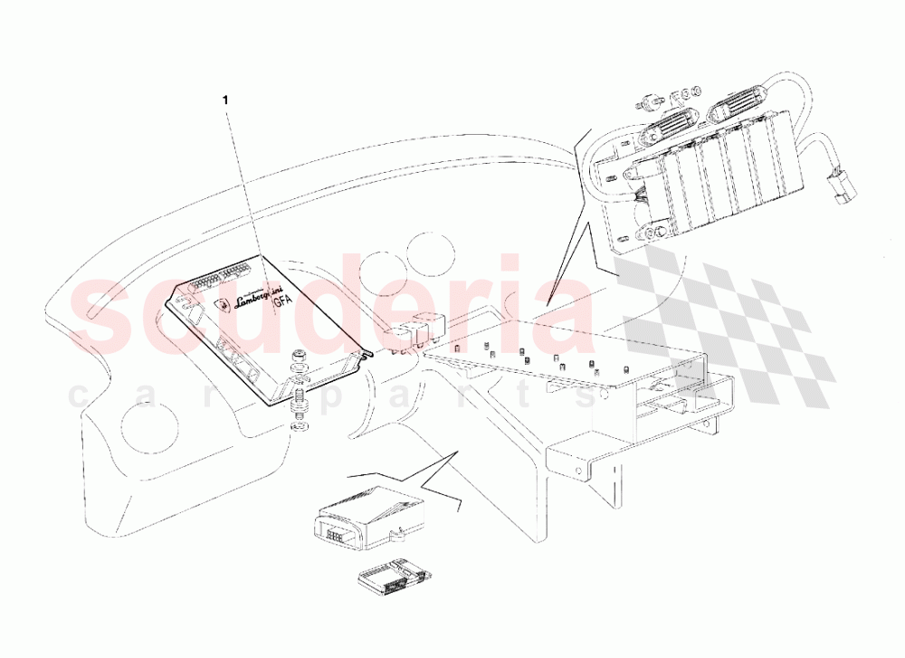 Electrical System (Valid for Japan - March 1997) of Lamborghini Lamborghini Diablo SV (1995-1997)