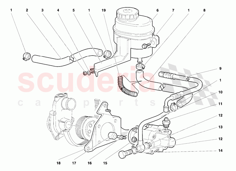 Steering 4 of Lamborghini Lamborghini Diablo VT (1993-1998)