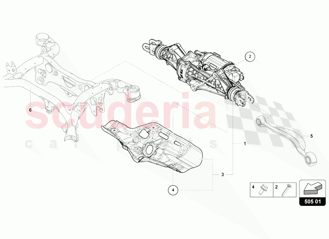 STEERING GEAR of Lamborghini Lamborghini Urus