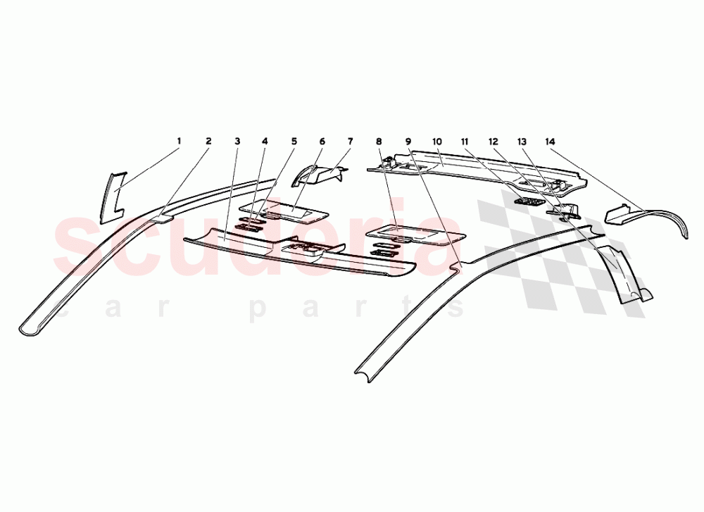 Passenger Compartment Trims 4 of Lamborghini Lamborghini Diablo VT 6.0 (2000-2001)