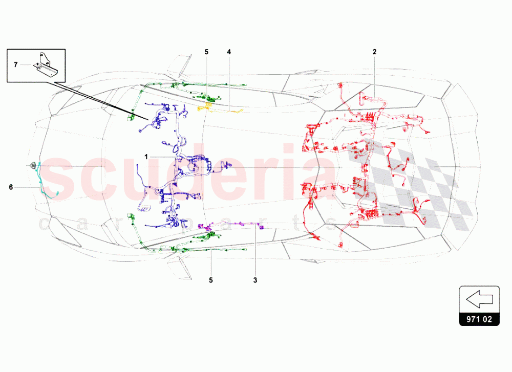 ELECTRICAL SYSTEM 7 of Lamborghini Lamborghini Aventador LP700 Roadster