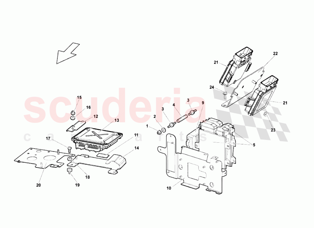 Electrical System 6 of Lamborghini Lamborghini Murcielago LP670