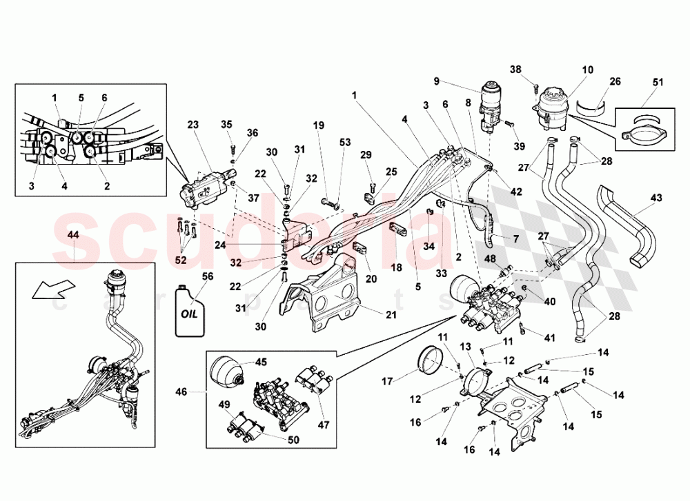 E-gear Valve Assy of Lamborghini Lamborghini Murcielago Roadster