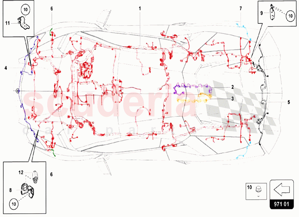 ELECTRICAL SYSTEM 6 of Lamborghini Lamborghini Aventador LP750 SV Roadster