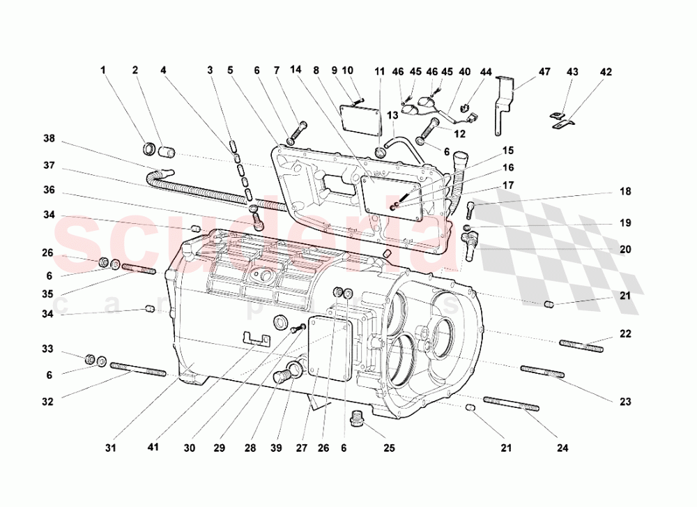 GEARBOX of Lamborghini Lamborghini Murcielago