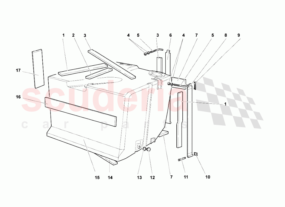 FUEL SYSTEM of Lamborghini Lamborghini Murcielago