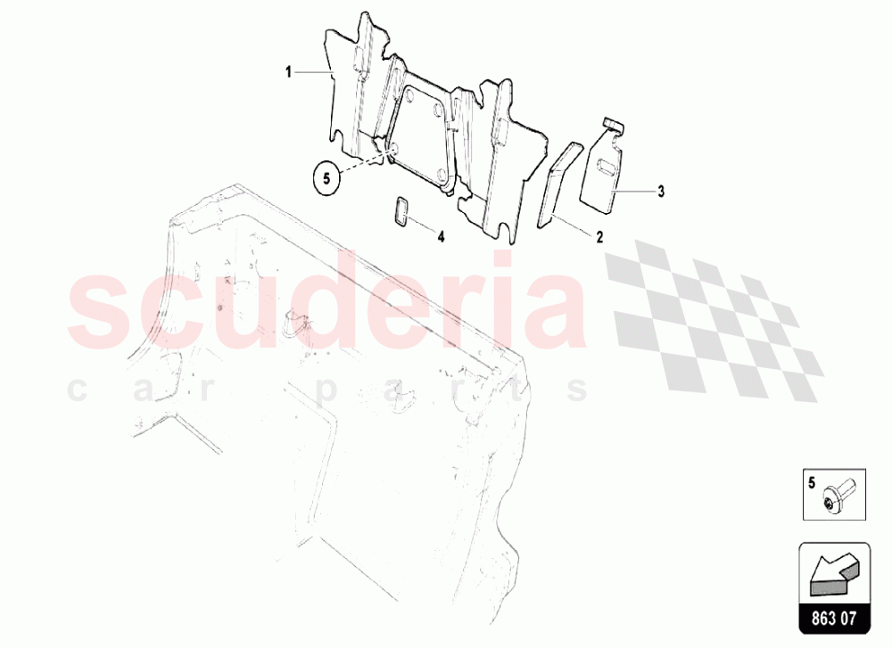 INSULATIONS AND SOUNDPROOFING of Lamborghini Lamborghini Aventador LP750 SV Roadster