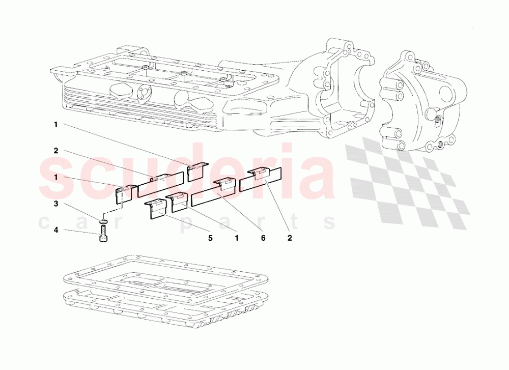 Oil Sump Deflectors of Lamborghini Lamborghini Diablo SV (1995-1997)