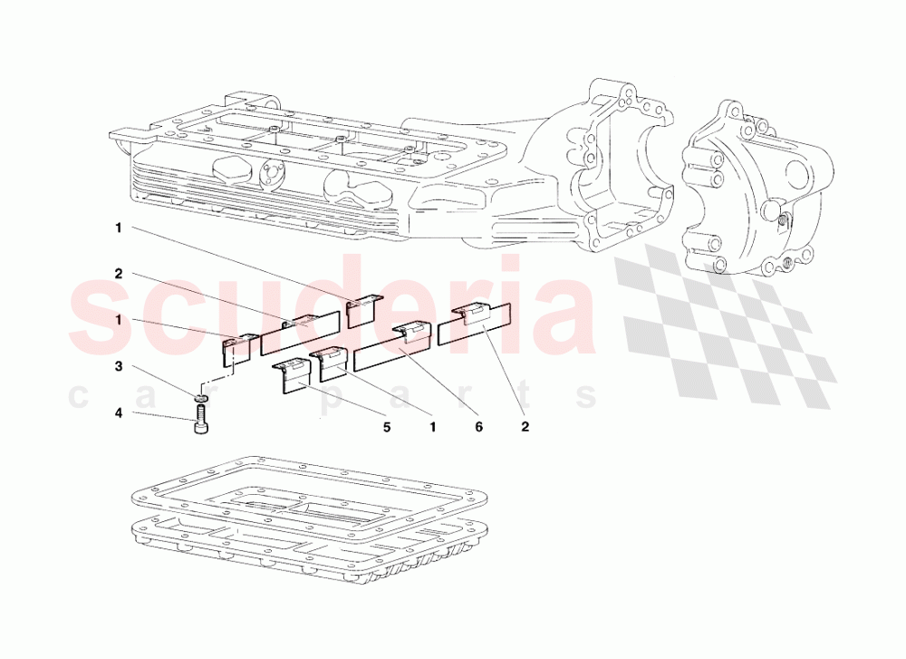 Oil Sump Deflectors of Lamborghini Lamborghini Diablo VT Roadster (1998-2000)