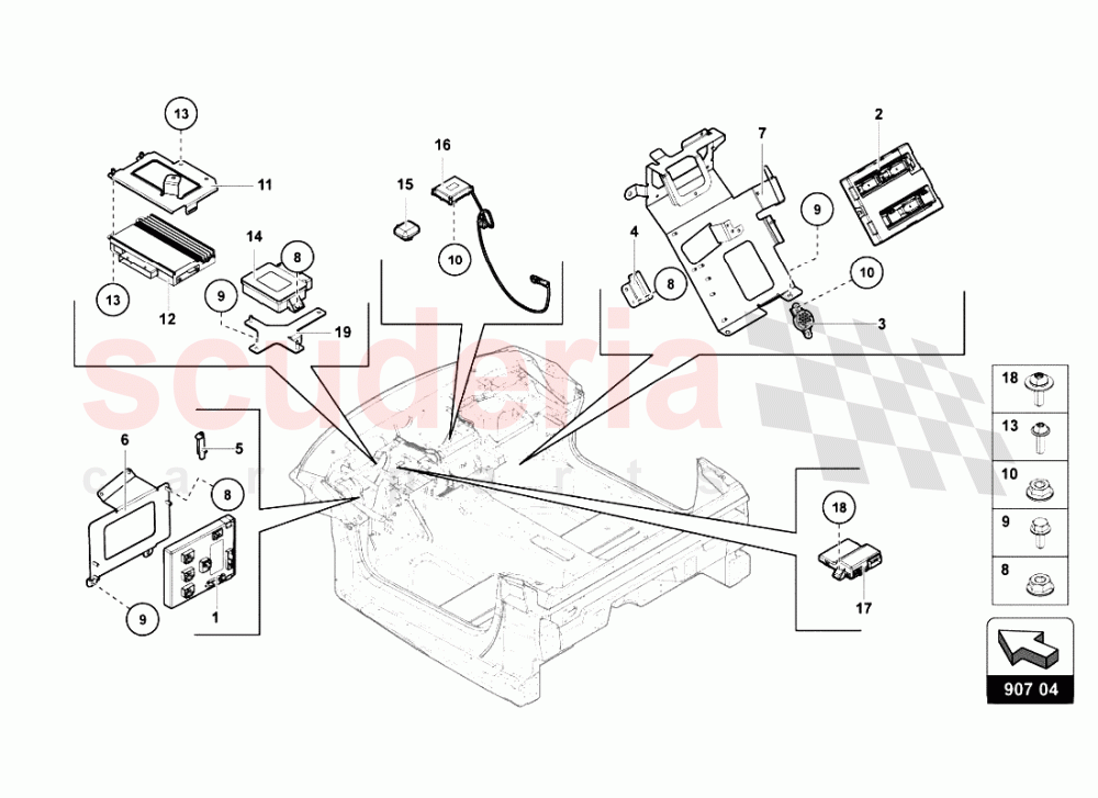 ELECTRICAL SYSTEM 2 of Lamborghini Lamborghini Aventador LP700 Roadster