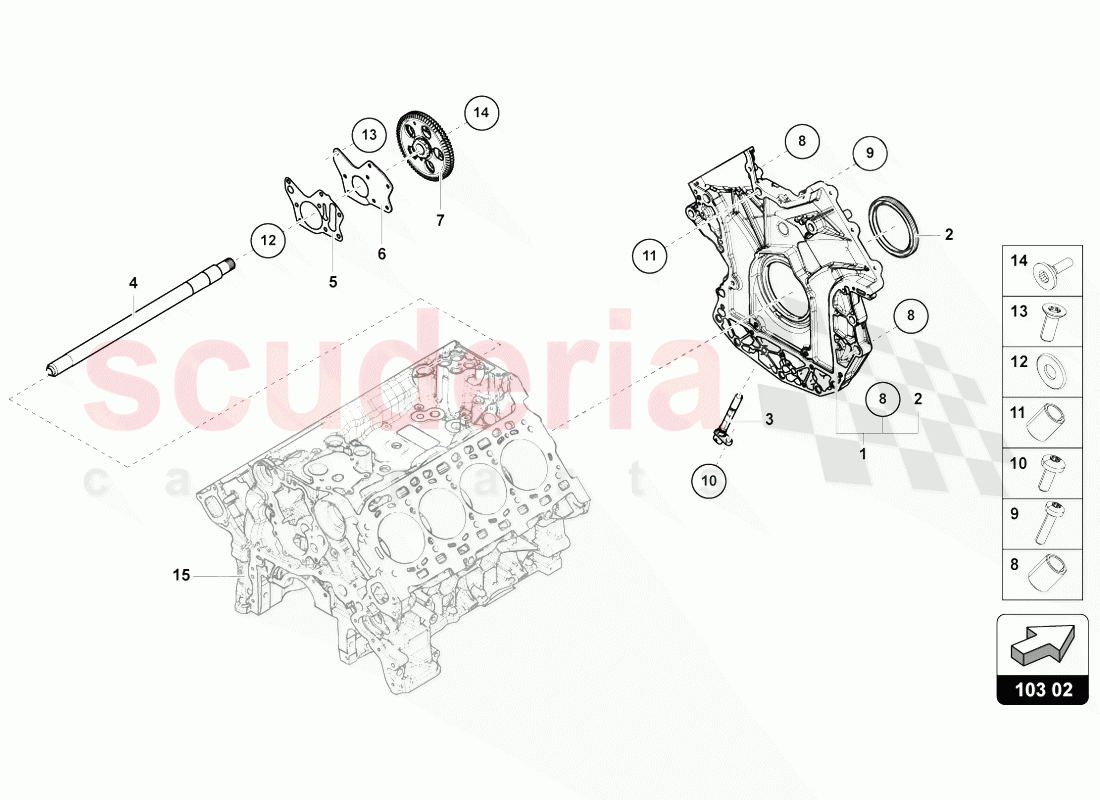 OIL SUMP of Lamborghini Lamborghini Urus