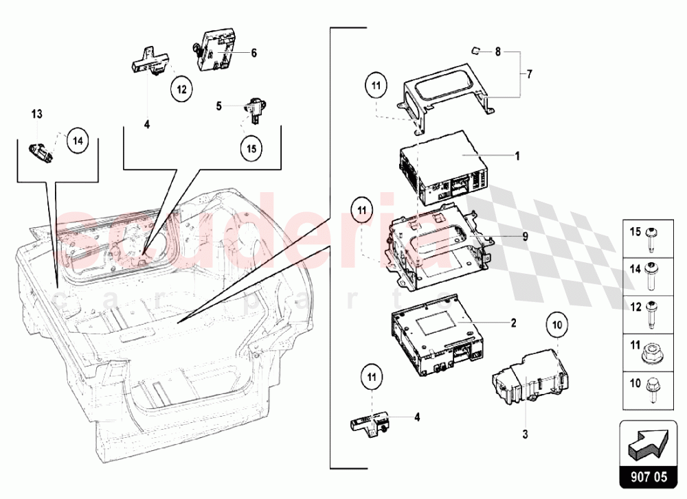 ELECTRICAL SYSTEM 4 of Lamborghini Lamborghini Aventador LP750 SV Roadster