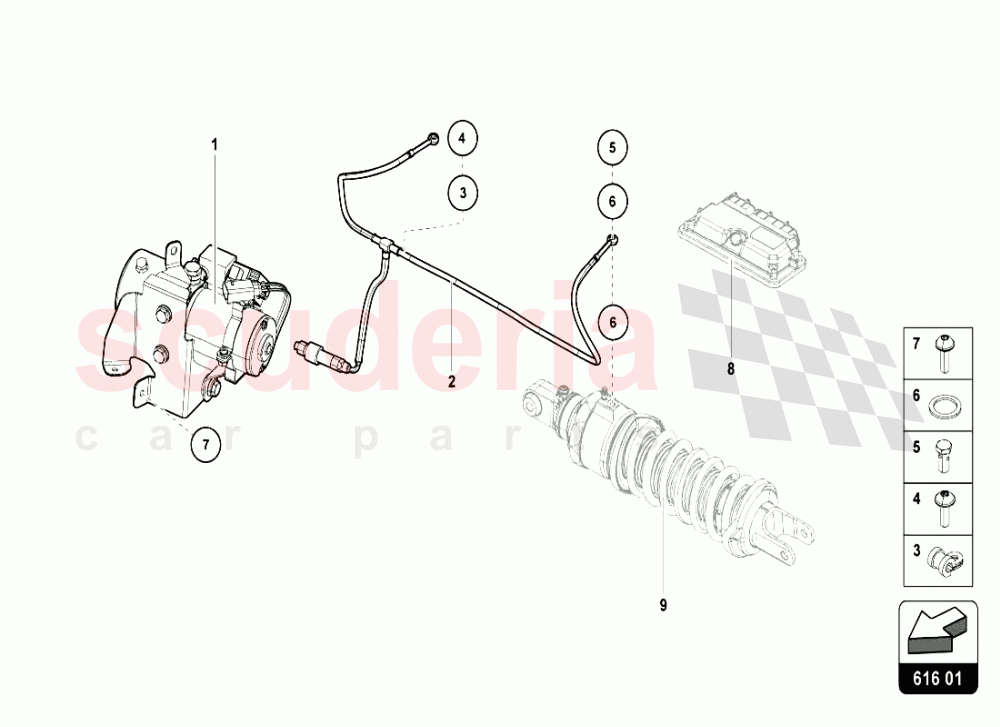 LIFTING_SYSTEM of Lamborghini Lamborghini Aventador LP720 Roadster