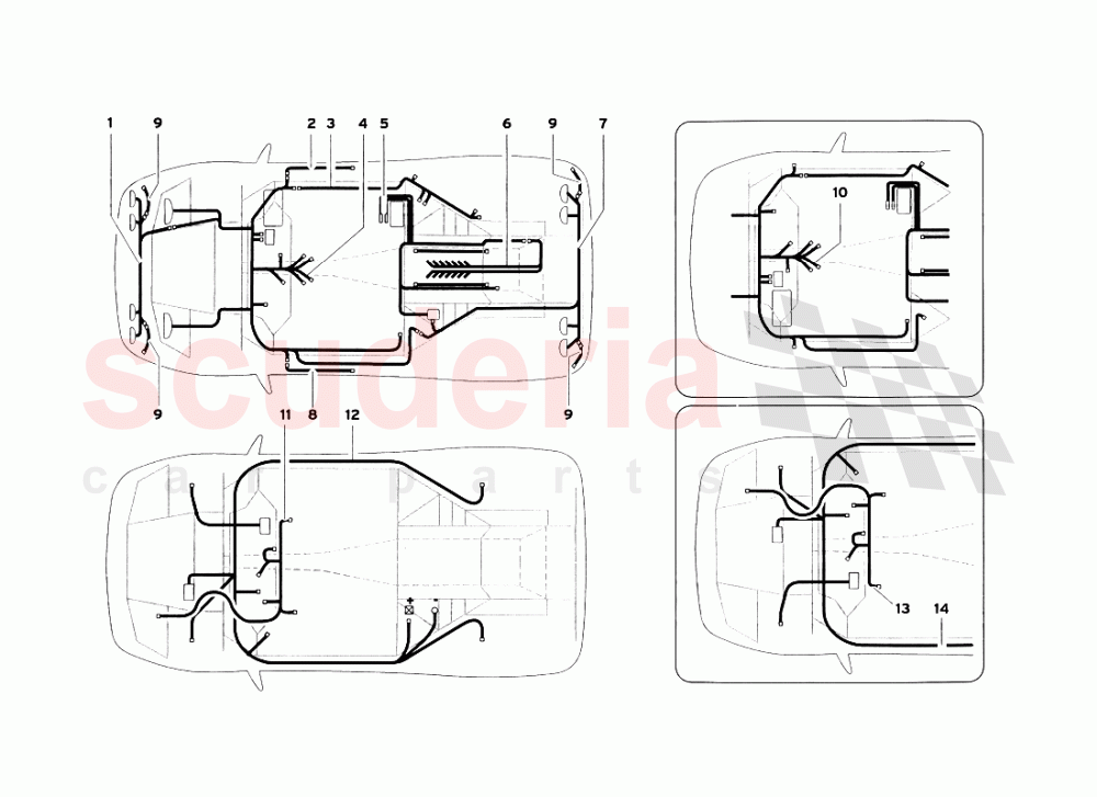 Electrical System 1 of Lamborghini Lamborghini Diablo SV (1999)