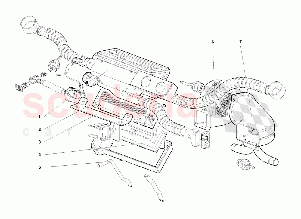 Climate Control (Valid for GB - November 1998) 2 of Lamborghini Lamborghini Diablo SV (1998)