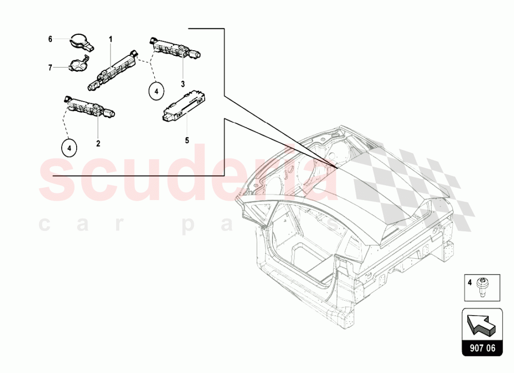 ELECTRICAL SYSTEM 4 of Lamborghini Lamborghini Aventador LP720 Coupe