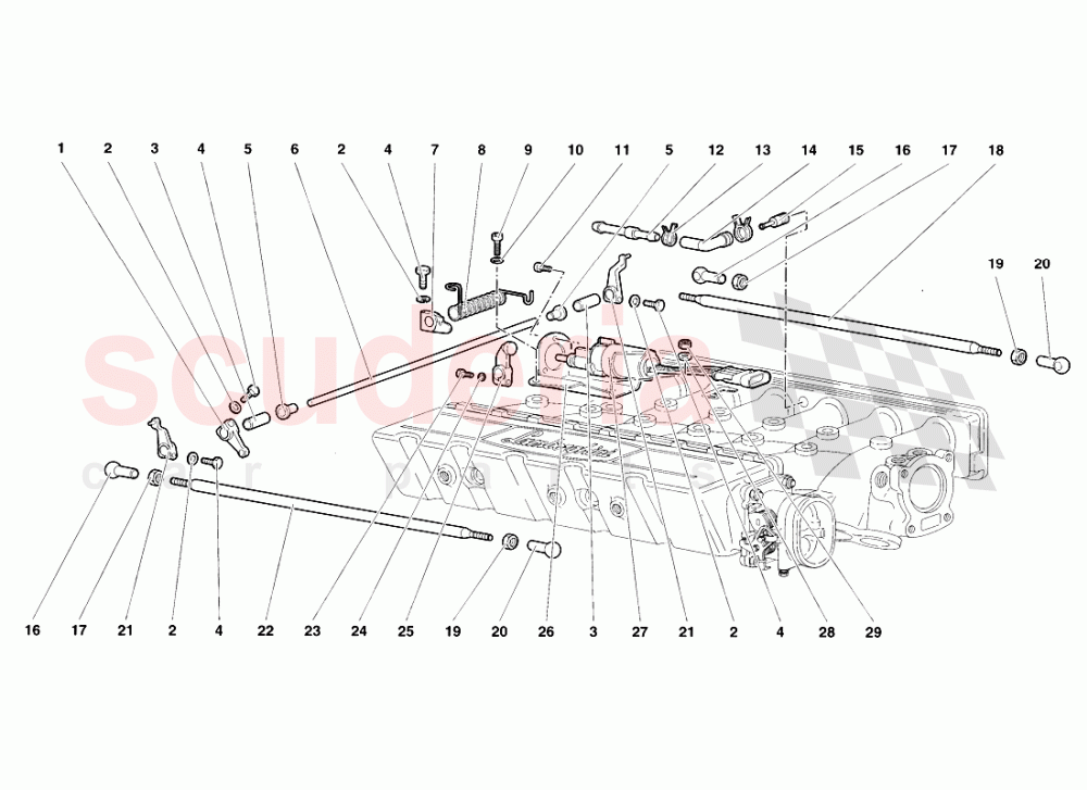 Accelerator Cables of Lamborghini Lamborghini Diablo VT Roadster (1998-2000)