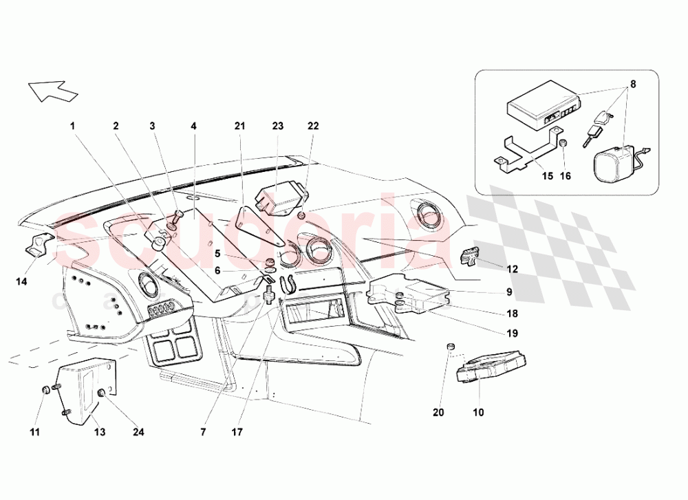 Electrical System 2 of Lamborghini Lamborghini Murcielago LP640 Roadster