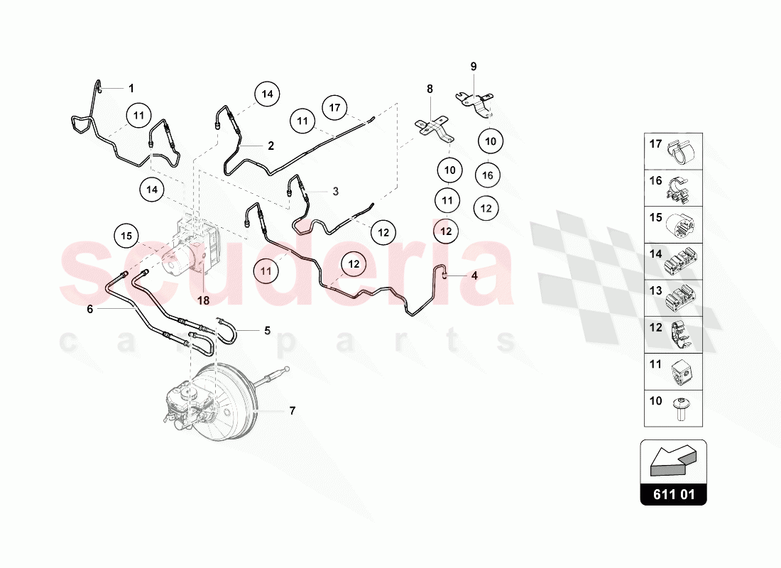 BRAKE SYSTEM of Lamborghini Lamborghini Huracan Evo Coupe